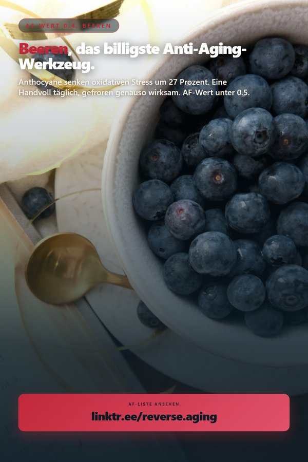 Pin: Beeren Anti-Aging Lebensmittel