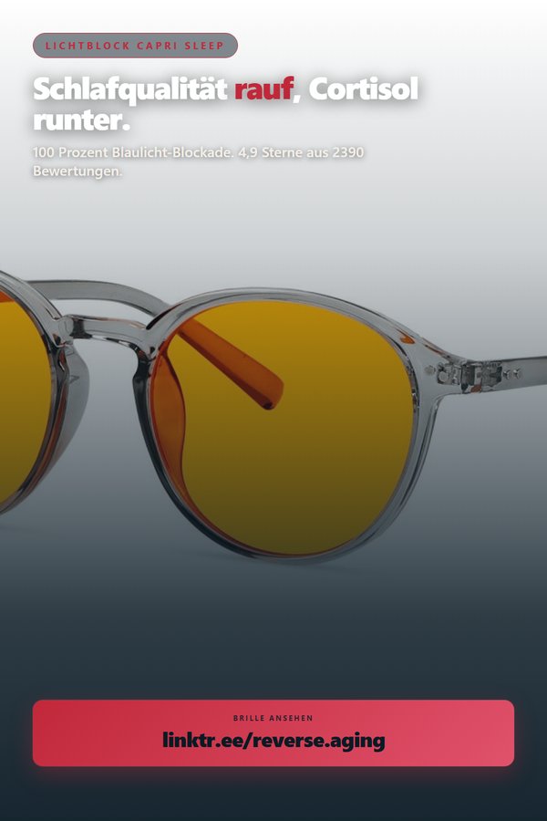 Pin: Capri Sleep Blaulichtfilter Brille